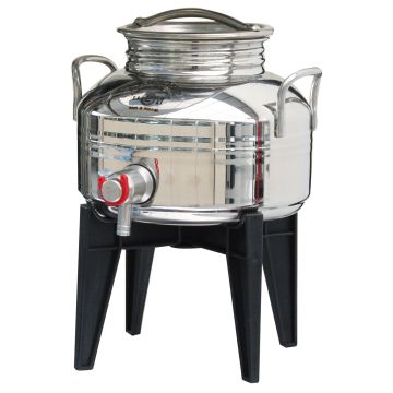 SANSONE - Contenitore per Olio in acciaio inox - 2 Lt Sansone Argento