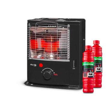 Stufa portatile Zibro by Toyotomi RS122 - 2200 W // Prodotto ricondizionato Toyotomi Nero