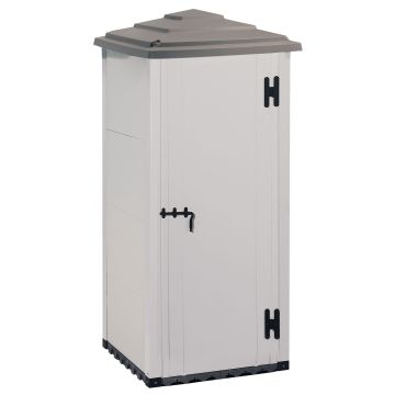 Urban 80 - Casetta da Giardino in PVC 82x82xH203 cm Frankystar Grigio 5%