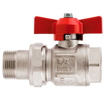 Set di 4 valvole per collettori Ø 1" Boudech Grigio 50%