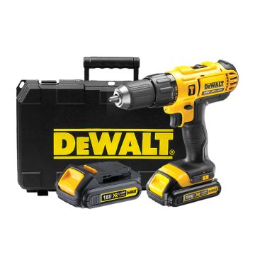 Trapano avvitatore a percussione con 2 batterie XR Litio 18 V/1.3 Ah DeWalt DCD 776C2 Dewalt Giallo