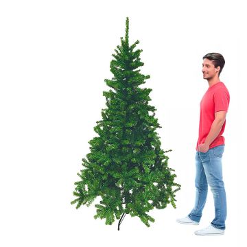 Sestriere - Albero di Natale in PVC ø 90 x 180 cm, 500 rami Frankystar Verde