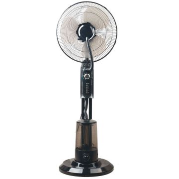 Nebula Fan - Ventilatore nebulizzatore con serbatoio d'acqua Niklas Nero