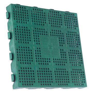 Combi - Pavimento componibile per esterni ad incastro 40x40 cm, colore verde Art Plast Verde