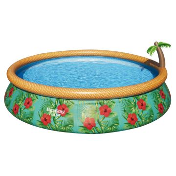 Bestway Piscina Fuori Terra 457x84 cm - Grafica tropicale Bestway Multicolore