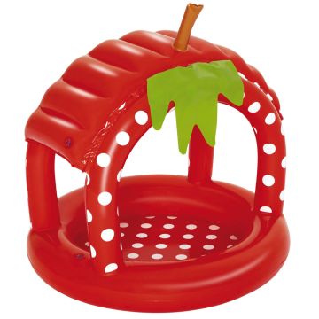 Bestway Piscina per bambini con parasole Ø 91 cm Bestway Rosso
