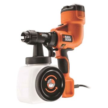 Aerografo elettrico pistola a spruzzo da 400W/230V Black&Decker HVLP 200 Black&Decker Arancione