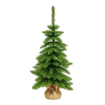 Sparky - Mini Albero di Natale Pinetto Tradizionale in PVC H90 cm, 96 Punte Frankystar Verde