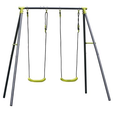 Allegra Duplo - Altalena da giardino 2 posti FRANCHINISHOP Verde