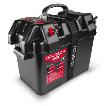 KUZAR - Contenitore ermetico per Batterie fino a 80Ah Boudech Nero