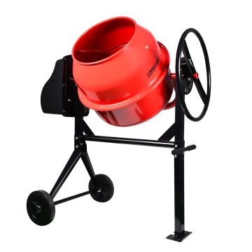 Beton 180 - Betoniera Boudech 800 W 180 Lt Boudech Rosso