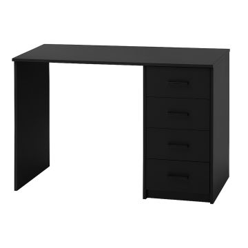 Cassiopea - Scrivania con 4 Cassetti 110x56x73 cm per PC da Ufficio in Legno Frankystar 