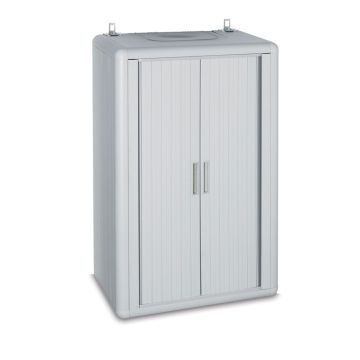 HIMALAYA - Mobile copricaldaia in PVC con porta a serrandina Garofalo Grigio 50%