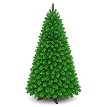 Dasher - Albero di Natale in PVC ø140x270H cm, 2500 rami Frankystar Verde