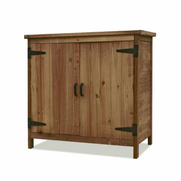 Debby - Armadietto in legno di cedro impregnato Frankystar Marrone chiaro