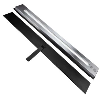 Bruciatore a bioetanolo per camino 1,7 L in acciaio inox 90x11xH5,3 cm Divina Fire Argento