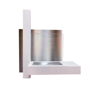 Vienna - Camino a bioetanolo da parete 65x23xH75 cm Divina Fire 