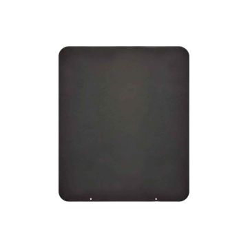 Pedana salvapavimento sotto stufa a legna e pellet in acciaio 70x60 cm Divina Fire Nero