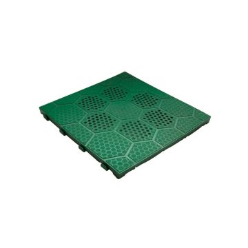 Easy - Pavimento componibile per esterni ad incastro 40x40 cm, colore verde Frankystar Verde