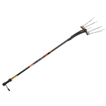 Etna Tremor 330 - Abbacchiatore Elettrico 12V Scuotitore per Olive 370W 1110 bpm con Asta Telescopica 330 cm Boudech Nero