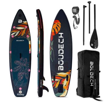 Stand Up Paddle Board Flatwater - Tavola da sup gonfiabile da 300x75x15 cm Boudech 