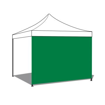 Telo Laterale per Gazebo da Giardino 300x200 cm in PVC Frankystar 