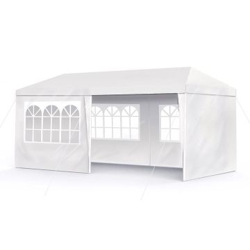 Gazebo per feste ed eventi 3x6 m Frankystar Bianco