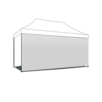 Telo Laterale Da 450X200H Cm Per Gazebo Da Giardino Frankystar 