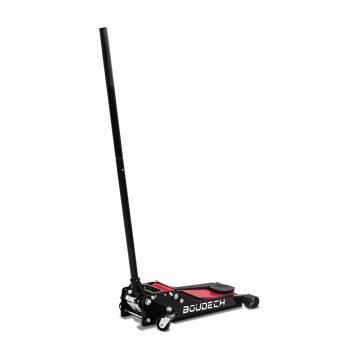 Herk 35 - Cric sollevatore martinetto idraulico per auto, capacità 3,5 t Boudech Rosso