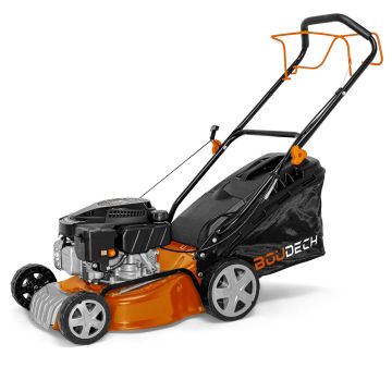 Jukut 145 - Tosaerba semovente con motore 4 tempi a benzina da 145cc, lama in acciaio da 400 mm Boudech Nero