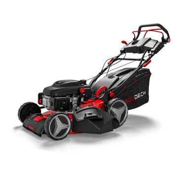 Jukut 200 - Tosaerba semovente con motore 4 tempi a benzina da 200cc, lama in acciaio da 510 mm // Prodotto ricondizionato Boudech Nero