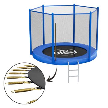 Jumpoo - Set 6 accessori di Ricambio per Trampolino Bambini Ø250 cm Blu Frankystar Blu