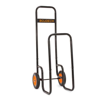 Kabayang - Carrello porta legna 100Kg Boudech Nero