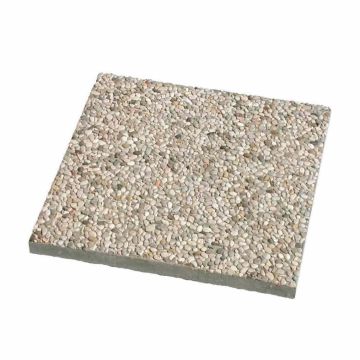 Graniglia - Lastra in graniglia 40x40 cm, colore bianco/rosso, 14 kg Brixo Rosso