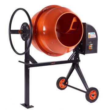 Betoniera Brixo Mixer Basic 550 W 130 Lt Brixo Arancione