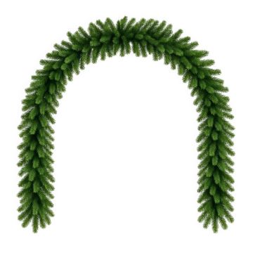 Kiss/Me - Festone Natalizio Ghirlanda 500 cm in PVC Verde Frankystar Verde