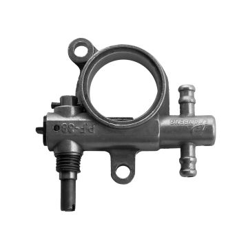 Pompa olio catena per motosega 25cc, ricambio compatibile pompa dell'olio per motoseghe 25cc Boudech Grigio 50%