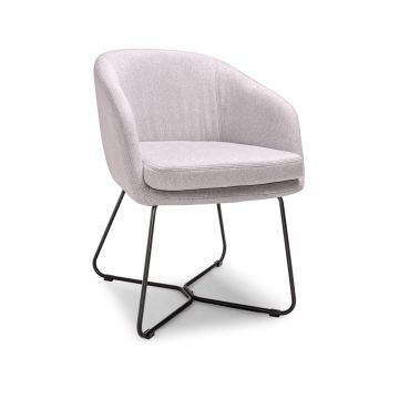 Oslo - Poltroncina In Lino E Metallo Frankystar Grigio 20%