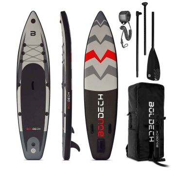 Stand Up Paddle Board Race - Tavola da sup gonfiabile da 315x70x15 cm Boudech 
