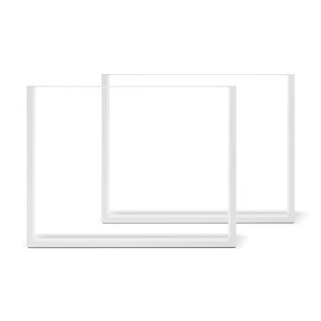 Set di 2 piedi per tavolo - forma quadrata Frankystar 