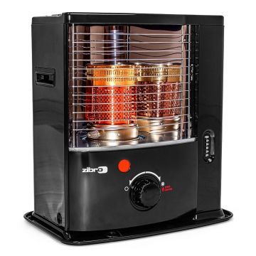 Stufa portatile Zibro by Toyotomi RS2222 - 2200 W (con stoppino) Toyotomi Nero