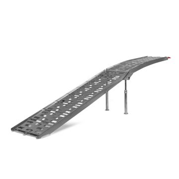 Taurus 500 - Rampa da carico in alluminio 500Kg Boudech Grigio 70%