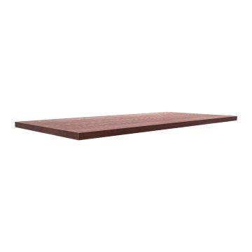 Noce - Ripiano Per Tavolo Da Pranzo 160X90X5 Cm / Teak Frankystar Marrone scuro