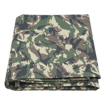Telo Di Copertura A Fisarmonica 300x300 cm da Giardino a Fisarmonica Impermeabile Resistente alle intemperie e raggi UV in PVC Camouflage Frankystar Camouflage