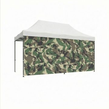 Telo laterale da 450x200h cm camouflage per gazebo da giardino Frankystar Multicolore