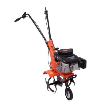 Tukang 140 - Motozappa per Orto a Scoppio a Benzina 4 tempi 2.5HP Motore 140cc con 4 Frese Ø30 cm Boudech Arancione