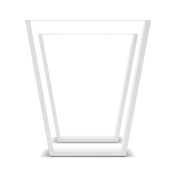 Set di 2 piedi per tavolo - forma trapezoidale Frankystar 
