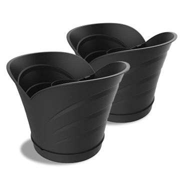 Tulipano - Set Di 2 Vasi Con Foro Centrale Frankystar 