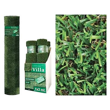 Villa - Tappeto di erba sintetica in Pe+PP+Latex - 2x3m/25mm Boudech Verde