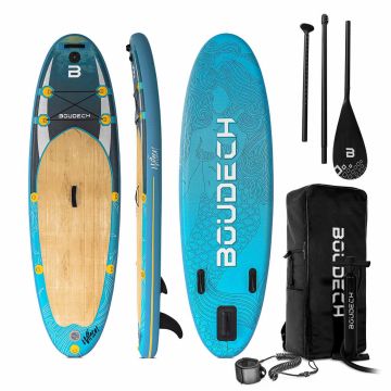 Stand Up Paddle Board All Round - Tavola da sup gonfiabile da 275x80x15 cm Boudech 